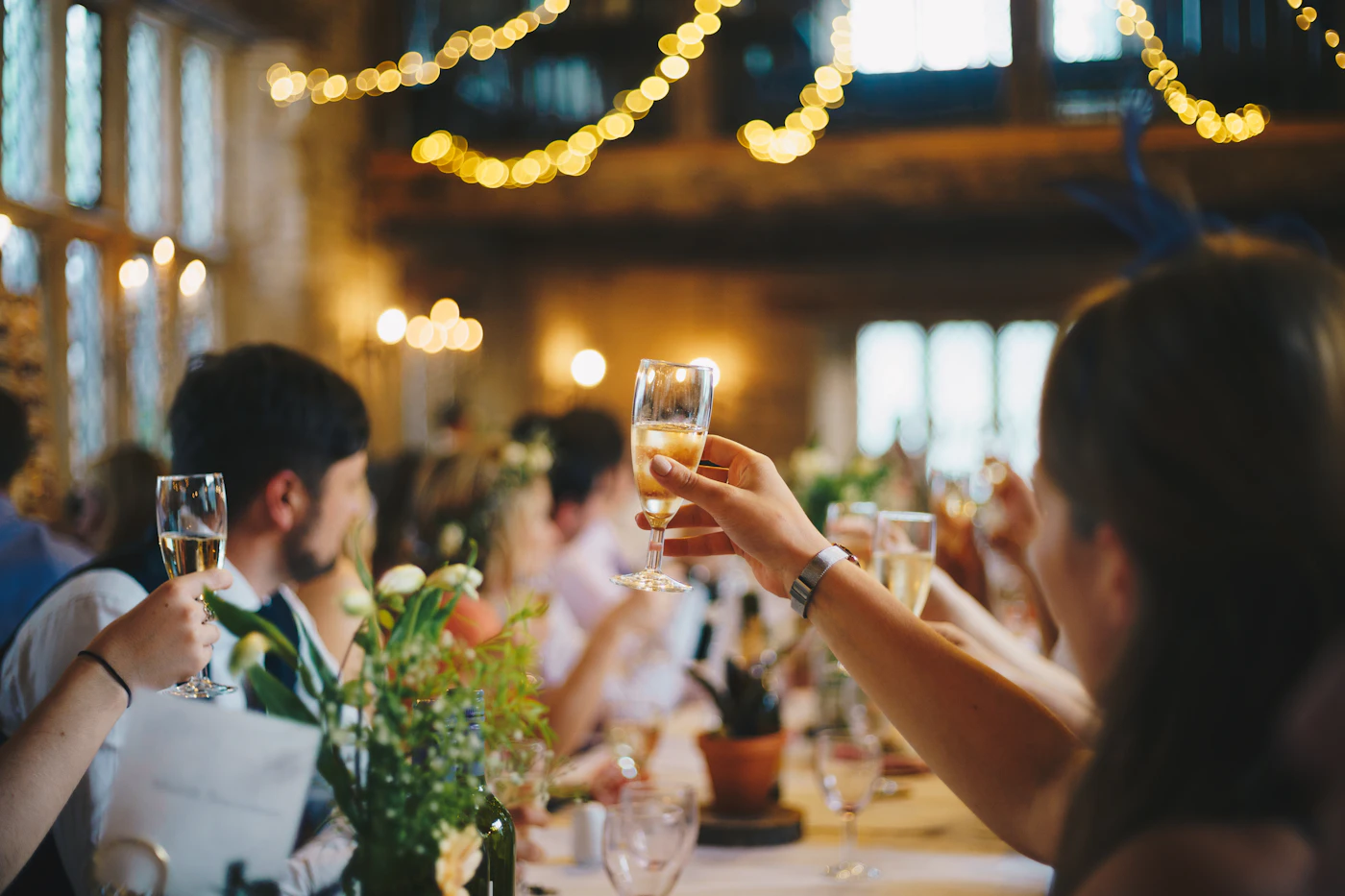 Brindis en una celebración